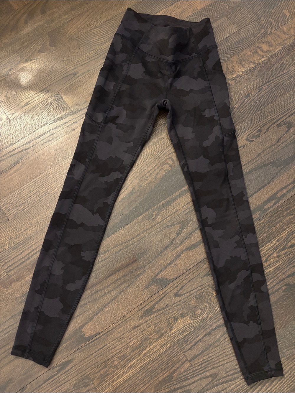 lululemon athletica Black & Charcoal Camo High-Rise Leggings
